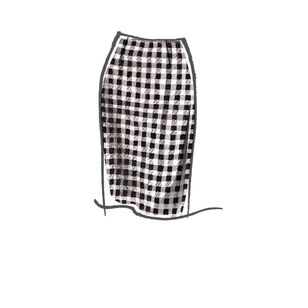 McCall's Sewing Pattern M8051 Misses' Pencil Skirts White