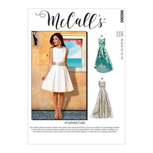 McCall's Pattern M8060 #CallieMcCalls - Misses' Pleated-Skirt Dresses