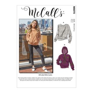 McCall's Pattern M8070 #AidenMcCalls - Misses' and Men's Tops