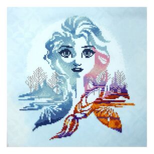 Diamond Dotz Elsa Silhouette Kit Multicoloured