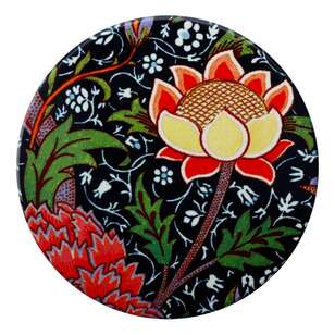 Casa Domani William Morris Cray 10 cm Ceramic Coaster Multicoloured 10 cm Round