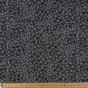Monotones Constellations Cotton Fabric Black & White 112 cm