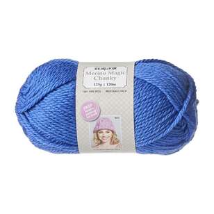 Heirloom Merino Magic Chunky Yarn Cobalt Blue 125 g