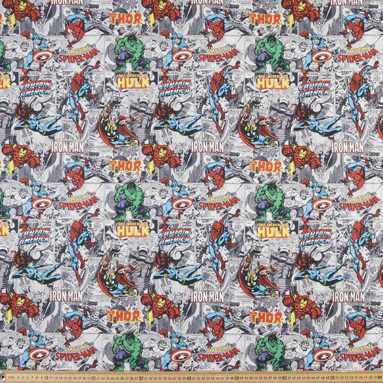 Marvel Hero Cartoon Cotton Fabric