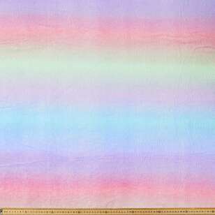 Rainbow Printed 150 cm Coral Fleece Fabric Pastel 150 cm