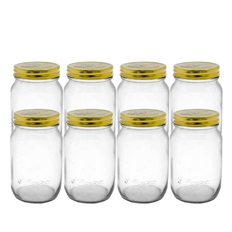 Lemon & Lime Roma Glass Conserve Jars 8 Pack