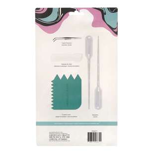American Crafts Colour Pour Resin Tool Kit Clear