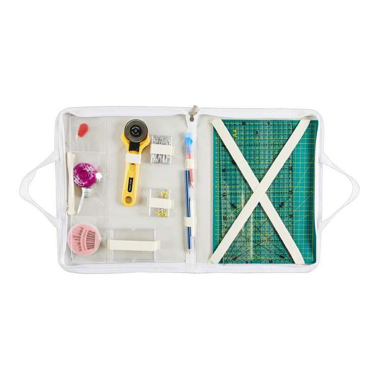 Fold Out Quilting Essentials Kit White