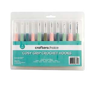 Crafters Choice Cosy Grip Crochet Hook Set Multicoloured
