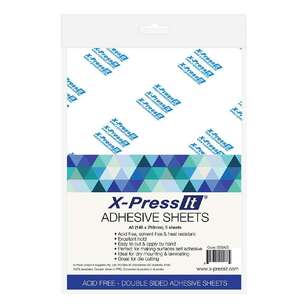 X-Press It A5 Adhesive Sheet Clear