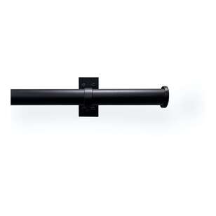 Selections 22/25mm Studio Metro Rod Set Matte Black 143 - 410 cm