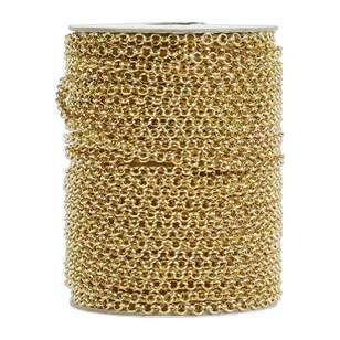 Crafters Choice Small Chain On Roll Gold 9 m