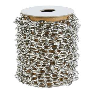 Crafters Choice Large Chain On Roll Cable Silver 4 m