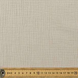 Plain 125 cm Cotton Double Cloth Fabric Taupe 125 cm