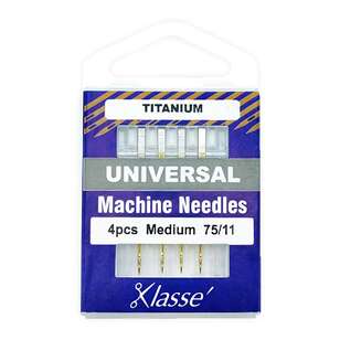 Klasse Titanium Universal Machine Needle Silver 75 / 11