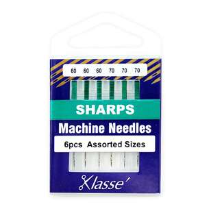 Klasse 60/70 Sharp Machine Needle Mix Silver 60 / 70