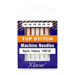 Klasse 100/16 Topstitch Machine Needle Silver 100 / 16