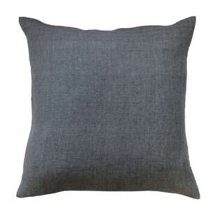 Limon Adria Linen Blend Cushion Charcoal 50 x 50 cm