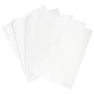 Crafters Choice Vinyl Sticker Sheets Clear