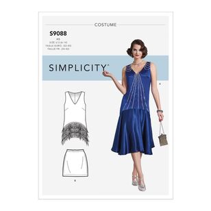 Simplicity Sewing Pattern S9088 Misses' Costumes White