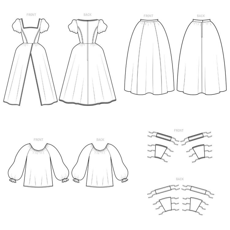 Simplicity Pattern 9090 Misses' Historical Costume