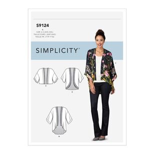 Simplicity Pattern 9124 Misses' Jackets X Small - X Large