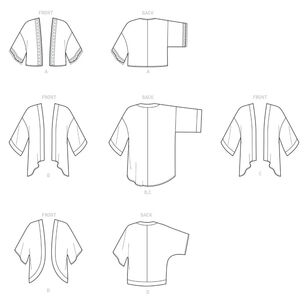 Simplicity Pattern 9124 Misses' Jackets X Small - X Large