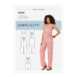 Simplicity Pattern 9125 Misses' Dresses & Jumpsuits X Small - X Large