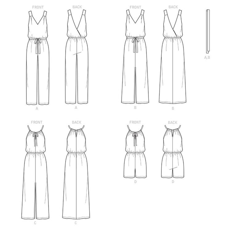 Simplicity Pattern 9125 Misses' Dresses & Jumpsuits