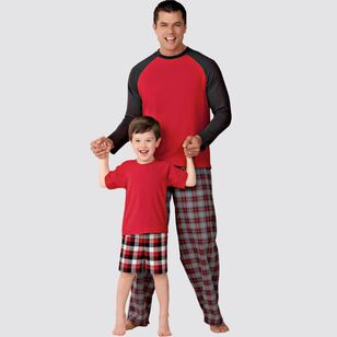 Simplicity Pattern 9128 Men's & Boys Sleepwear X Small - X Large