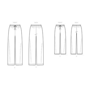 Simplicity Sewing Pattern S9129 Unisex Sleepwear White XS - XL