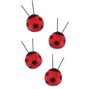 Critters 4 Pack Ladybirds Red 2 x 2 cm