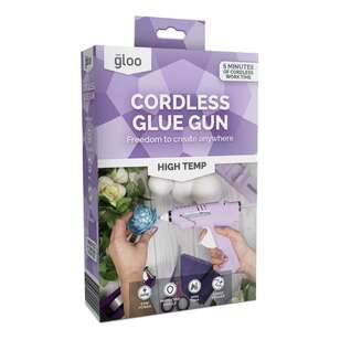 Gloo Cordless 60 W Glue Gun Lilac