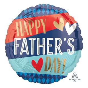 Anagram Happy Father's Day Foil Balloon Blue