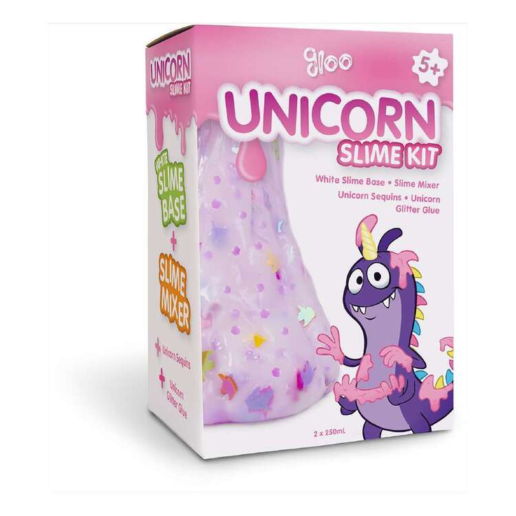 Gloo Unicorn Slime Kit Multicoloured