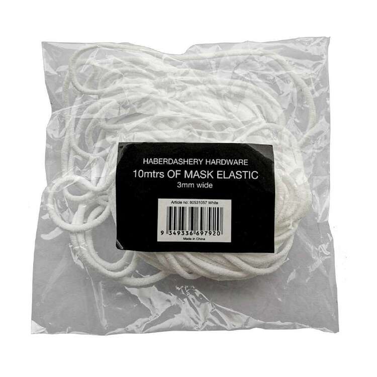 Haberdashery Hardware Tubular Mask Elastic