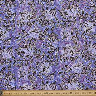 Water Dreaming Cotton Fabric Purple 112 cm