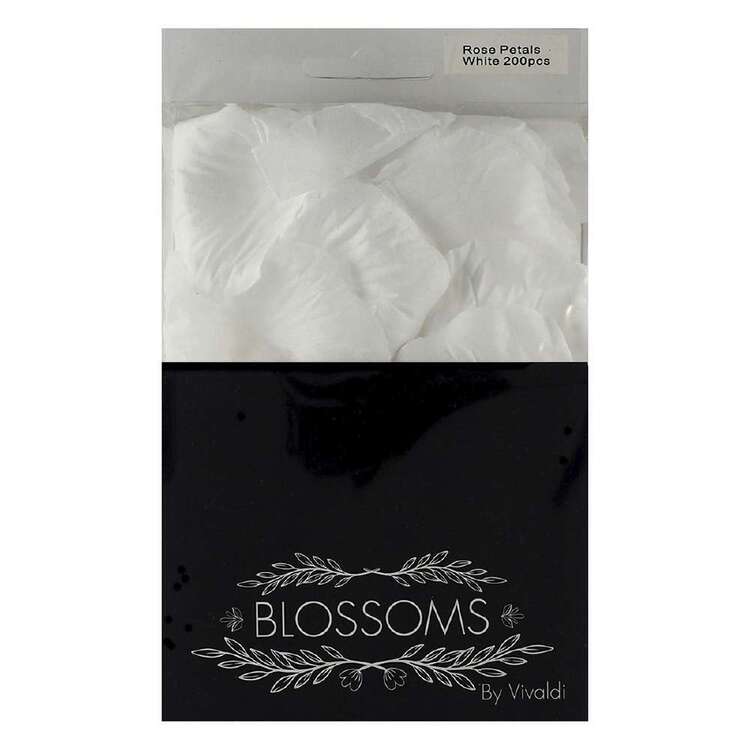 Vivaldi Blossoms 200 Pack White Rose Petals  White