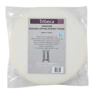 Tribeca Indoor Foam Round Cream 400 x 45 mm