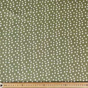 Dots Printed 130 cm Crinkle Double Cloth Fabric Sweet Pea 130 cm