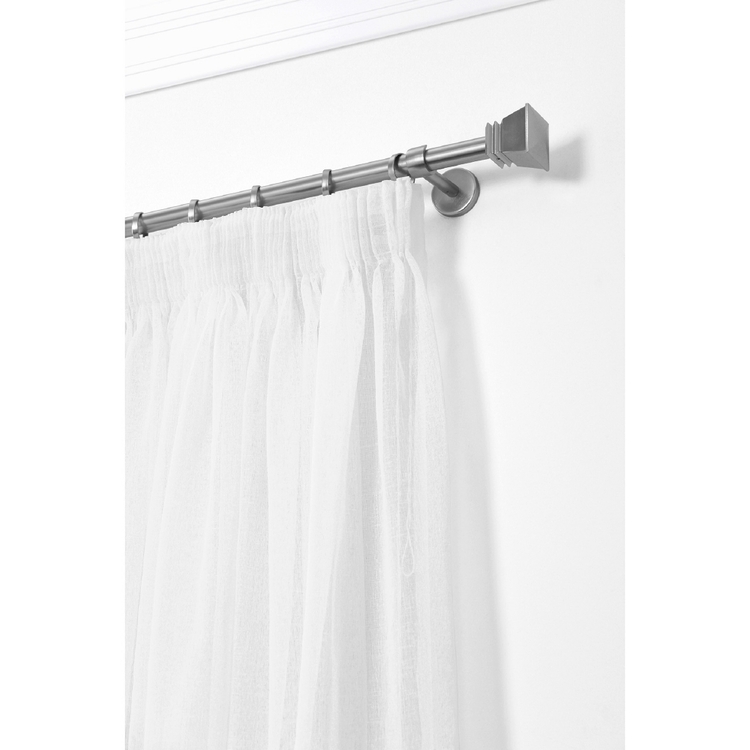 Caprice 19/22mm Stamford Accent Expandable Curtain Rod Set Satin