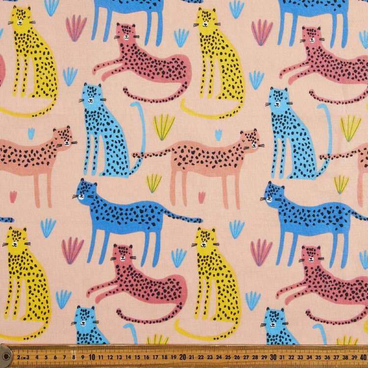 Wild Cats Multipurpose Cotton Fabric