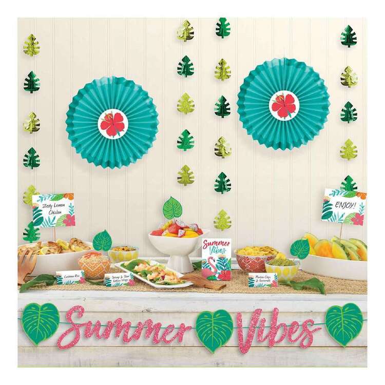 Amscan Tropical Jungle Deluxe Buffet Decorating Kit
