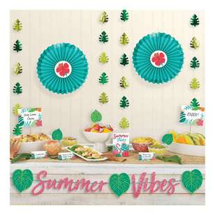 Amscan Tropical Jungle Deluxe Buffet Decorating Kit Multicoloured