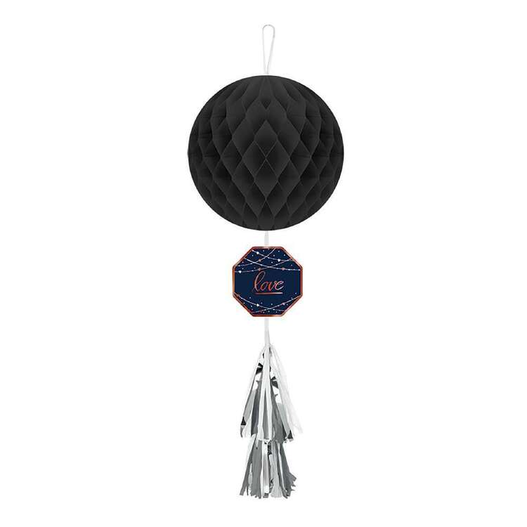 Amscan Navy Bride Honeycomb Decoration With Tail Multicoloured