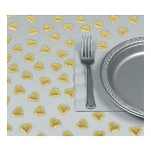 Amscan Gold Glitter Heart Table Scatters Gold
