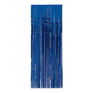 Amscan Metallic Curtain Bright Royal Blue