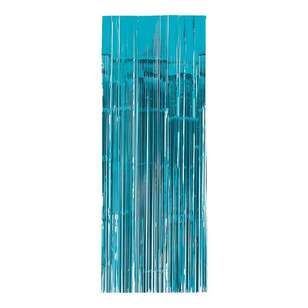 Amscan Metallic Curtain Caribbean Blue
