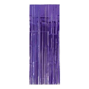 Amscan Metallic Curtain New Purple