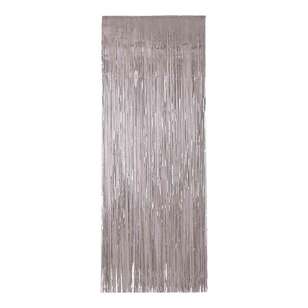 Amscan Metallic Curtain Silver
